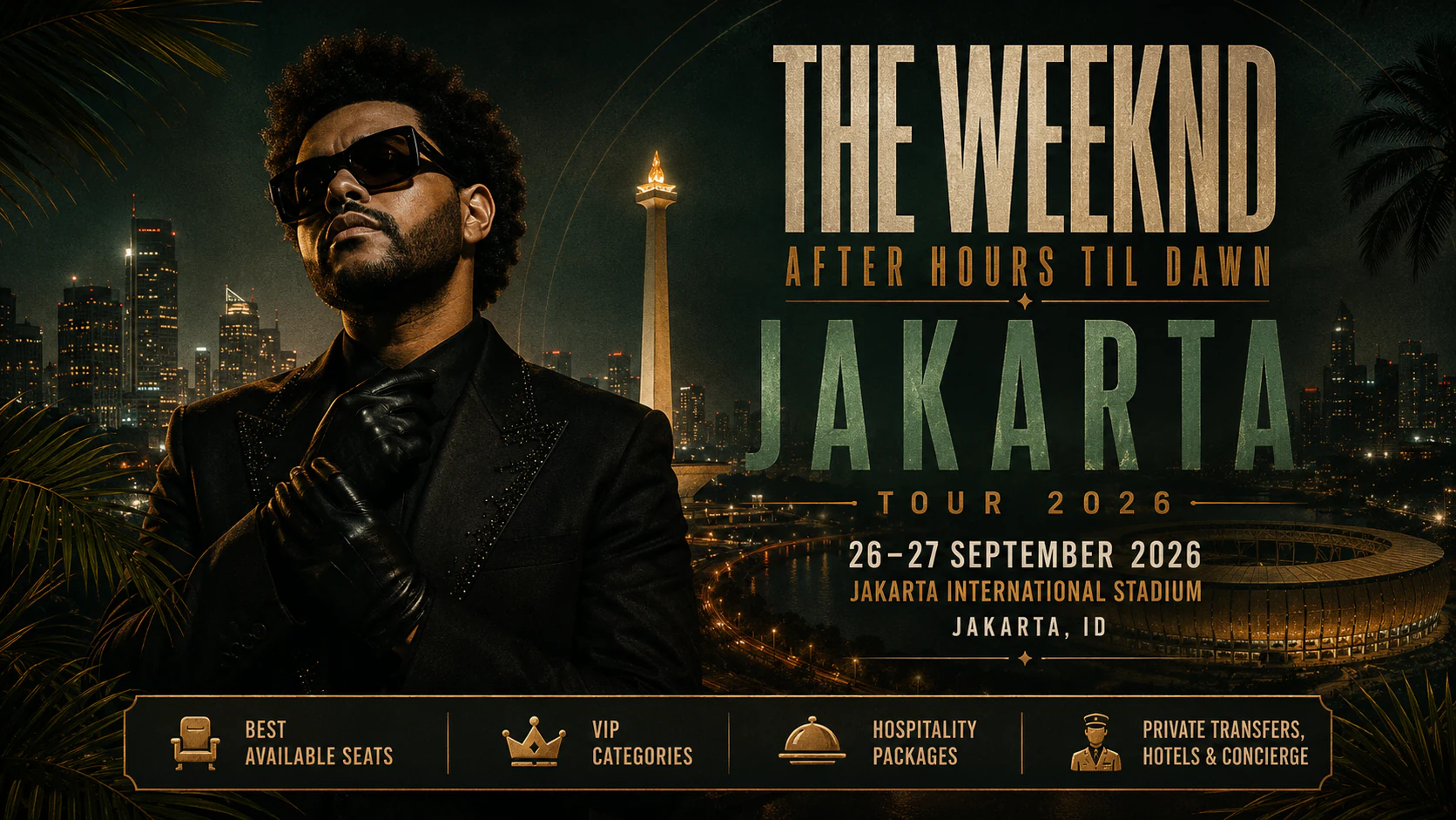 The Weeknd in Jakarta - After Hours Til Dawn Tour 2026
