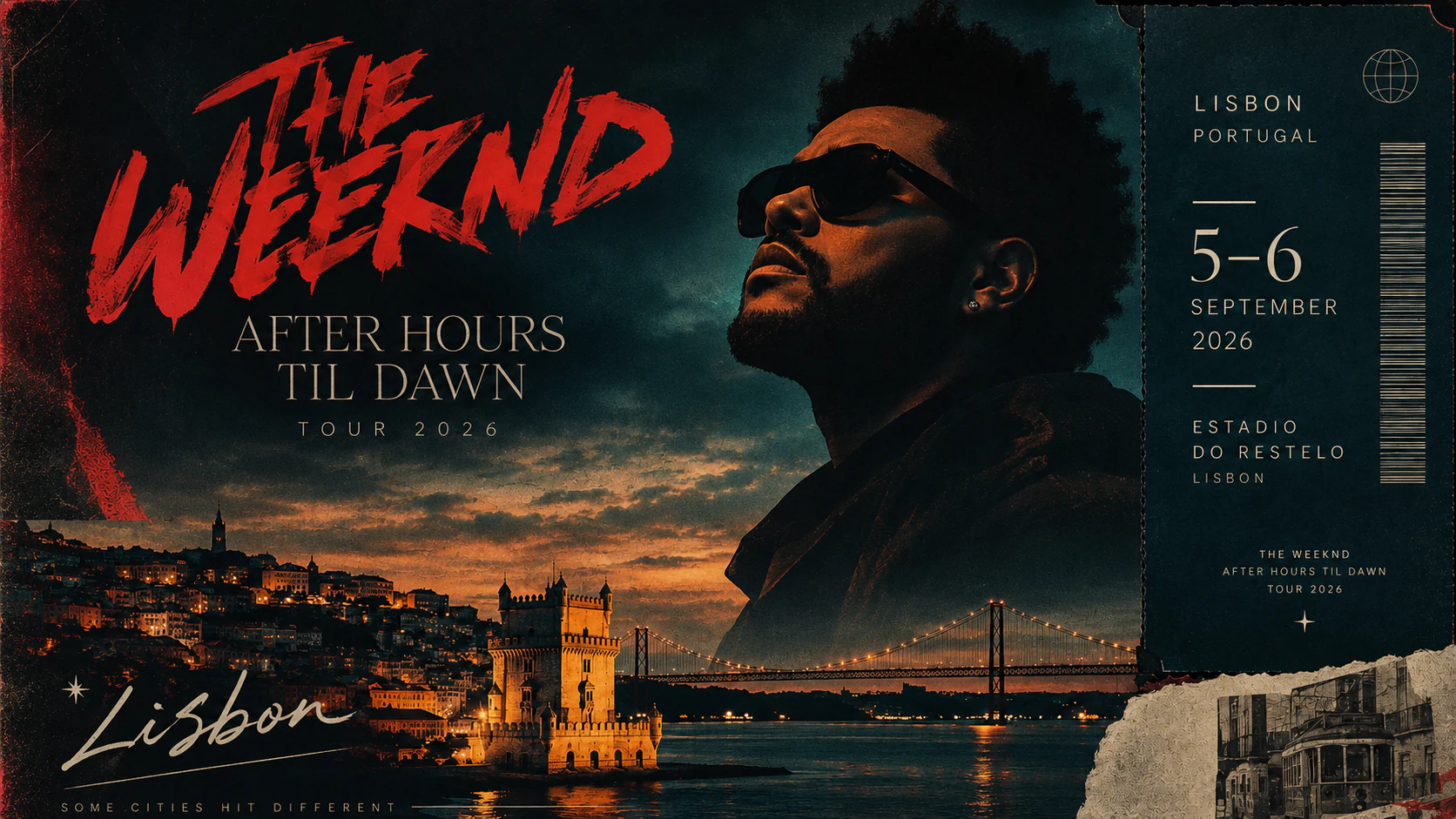 The Weeknd в Лиссабоне - After Hours Til Dawn Tour 2026